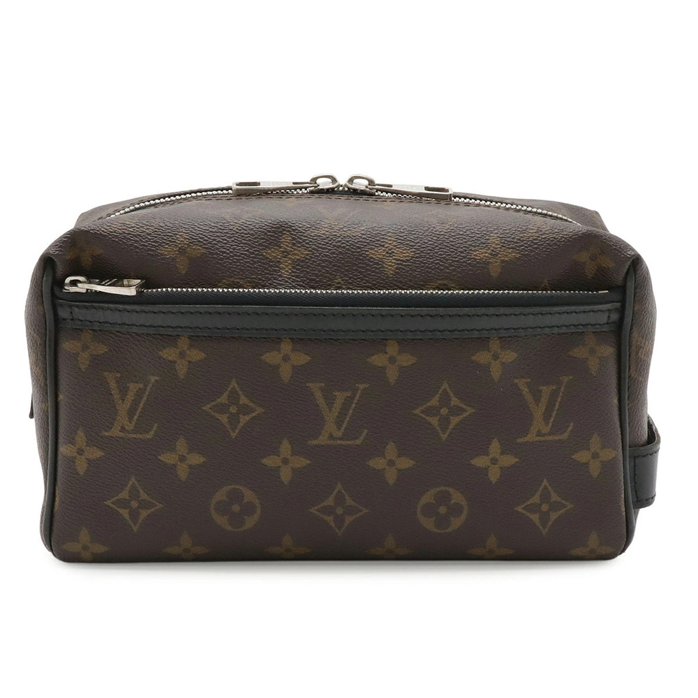 LOUIS VUITTON Monogram Macassar Brown Trouse Toilette Shoulder Bag
